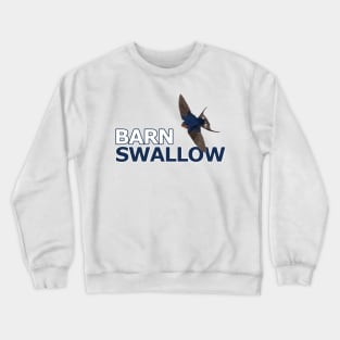 jz.birds Barn Swallow Bird Watching Birder Design Crewneck Sweatshirt